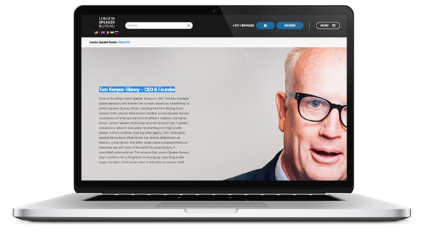 London Speaker Bureau — screenshot 4